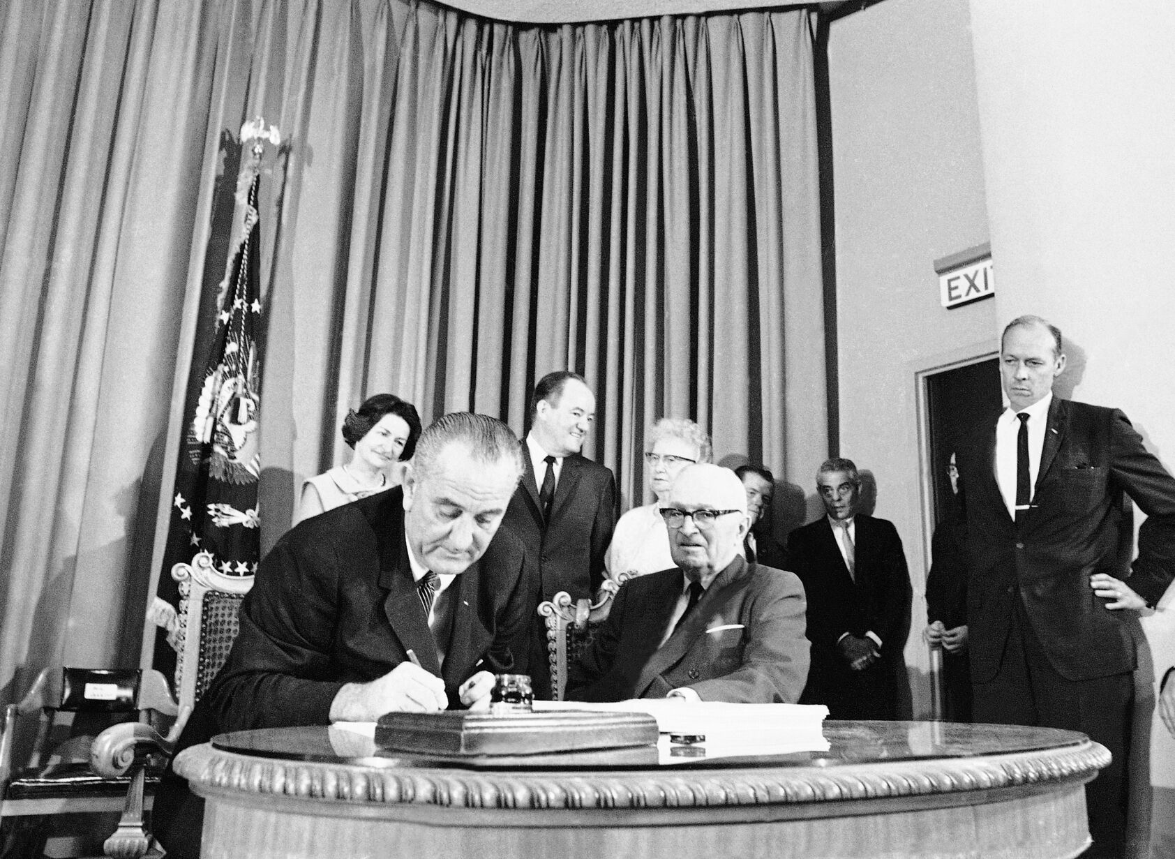 1964 — Lyndon B. Johnson (D), 72.2%